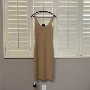 Ralph Lauren Tan Dress. Size M.